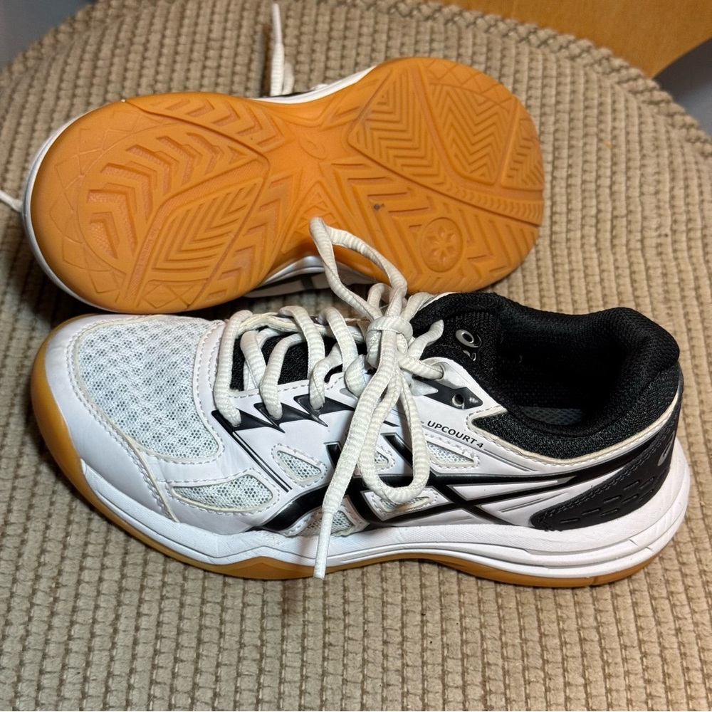ASICS White and Black Sneakers